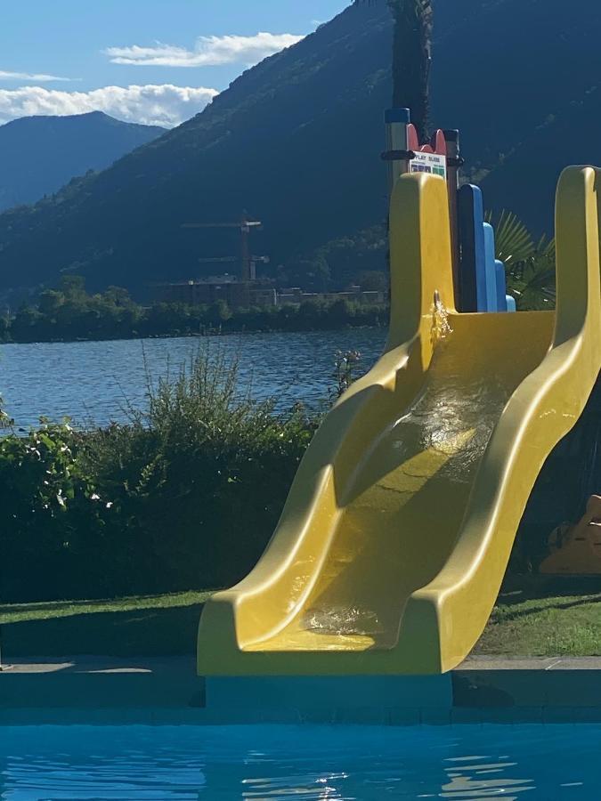 Holiday On The Lake Lugano 2-16 Bissone Bagian luar foto