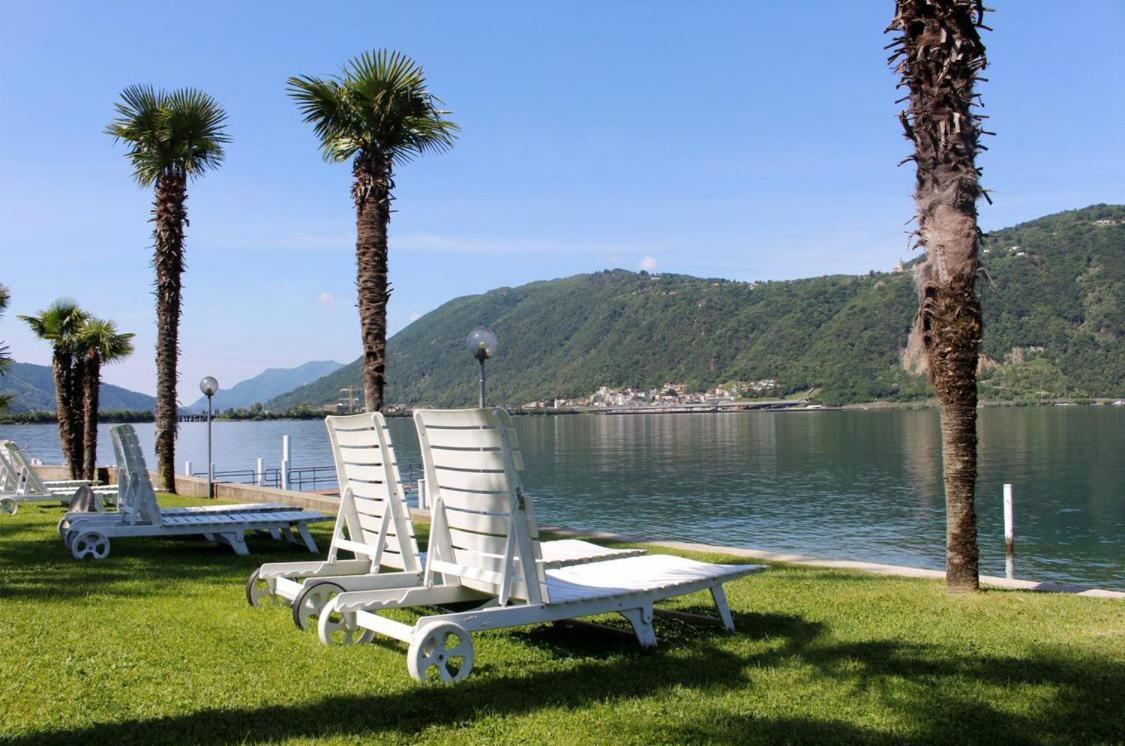 Holiday On The Lake Lugano 2-16 Bissone Bagian luar foto